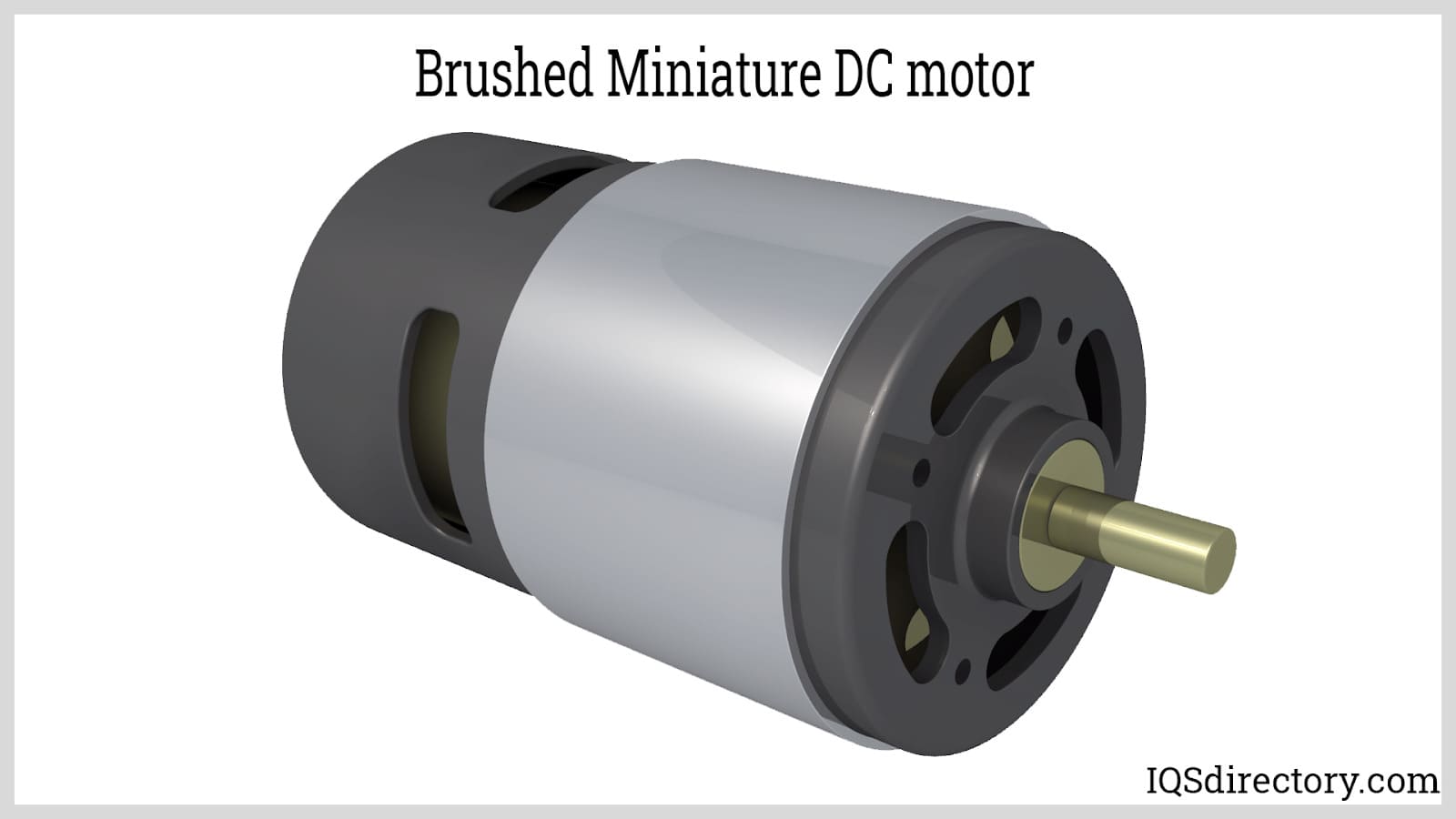 brushed miniature dc motor